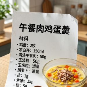 午餐肉鸡蛋羹
