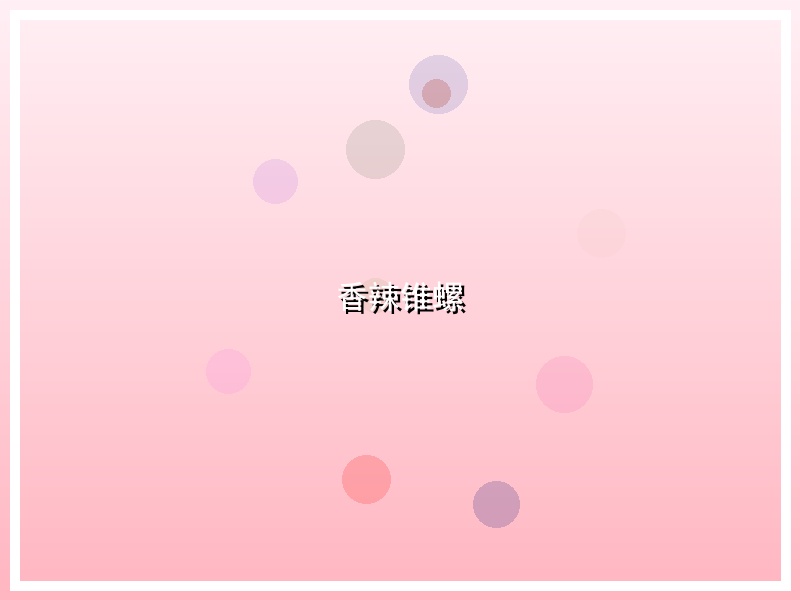 香辣锥螺
