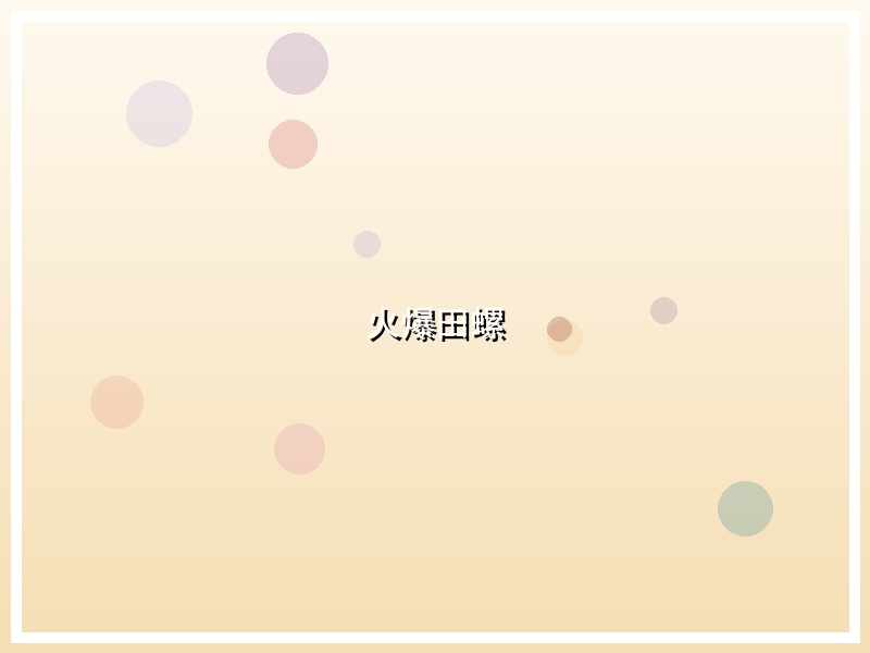火爆田螺