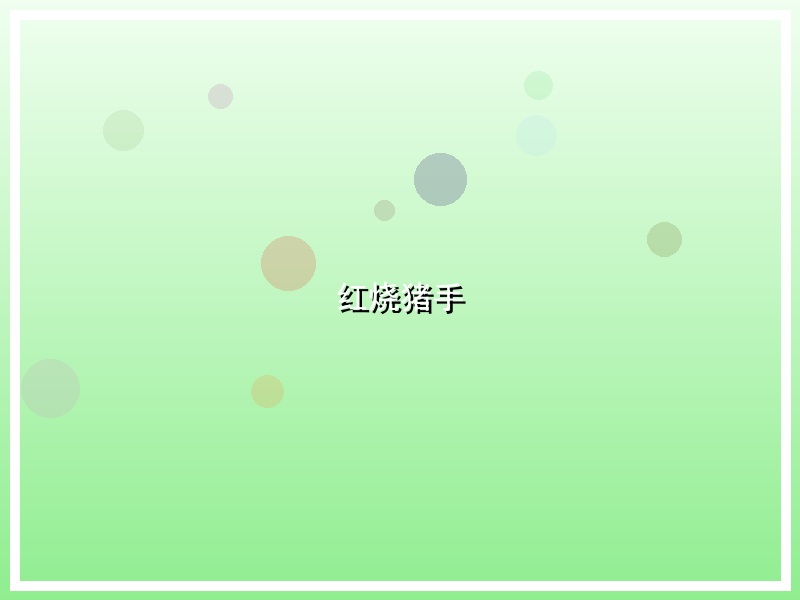 红烧猪手