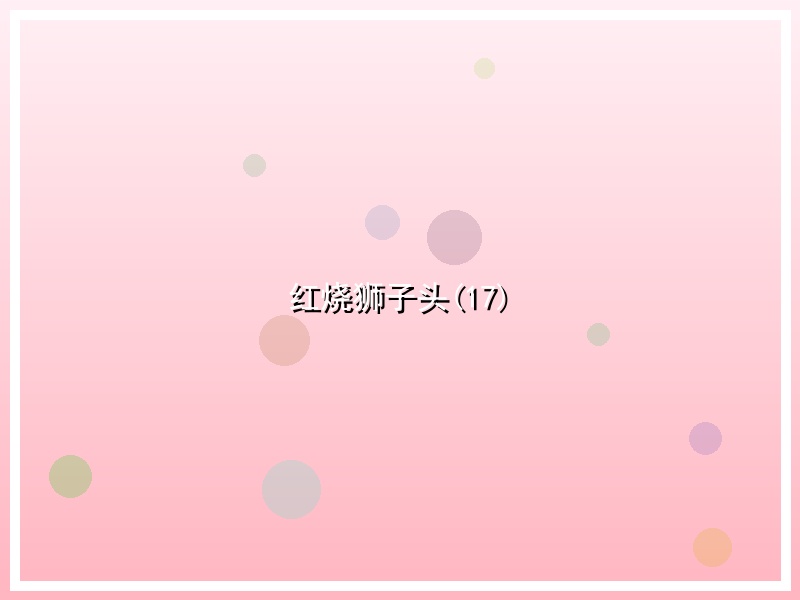 红烧狮子头(17)