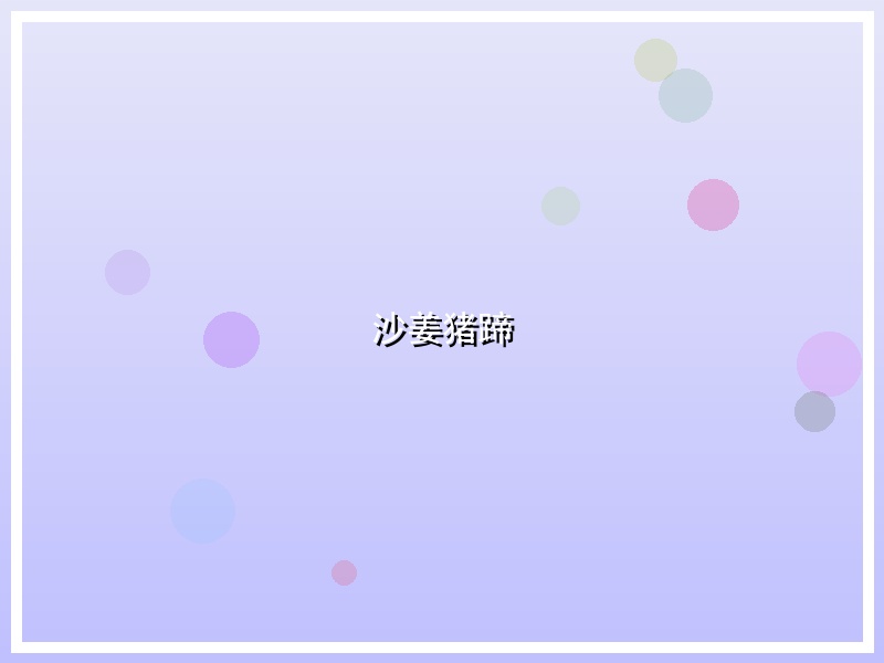 沙姜猪蹄
