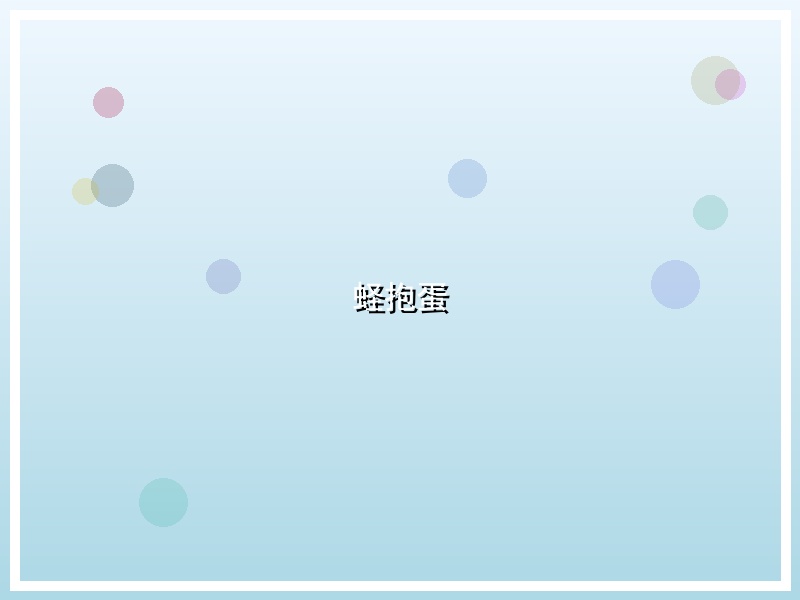 蛏抱蛋
