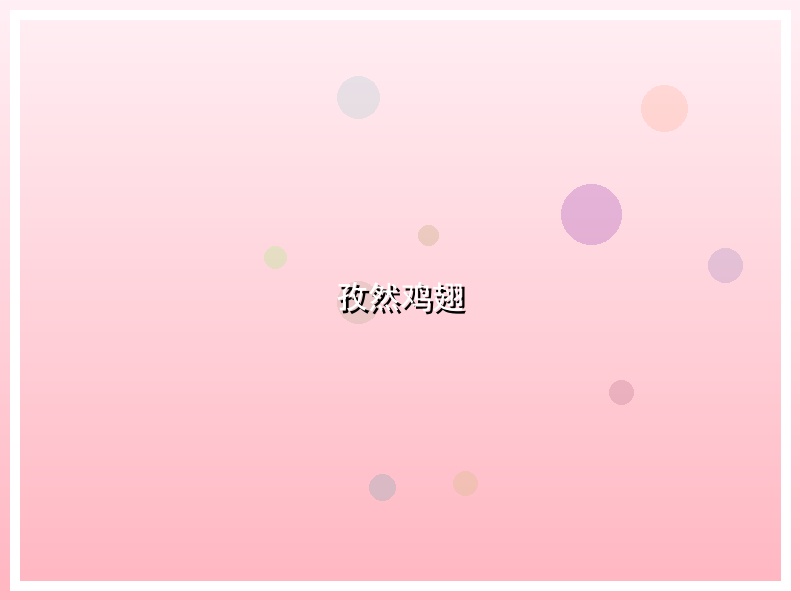 孜然鸡翅
